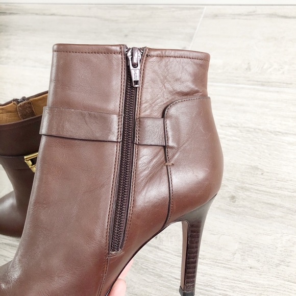 Coach “Mason” Leather Heeled Booties - Picture 5 of 16